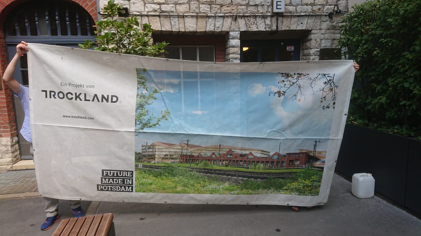 Aufregung in der Firmenzentrale von Trockland