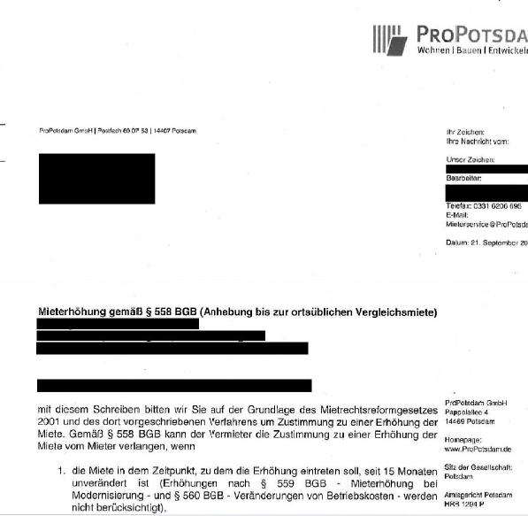 Preistreiber ProPotsdam