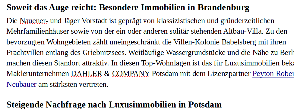 Die Geschäftsmodell von Dahler & Company und Henrik Ulven in Potsdam