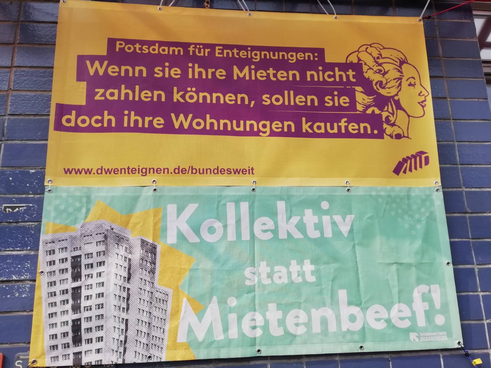 Aktionstag zum Housing Action Day 2021 in Potsdam!