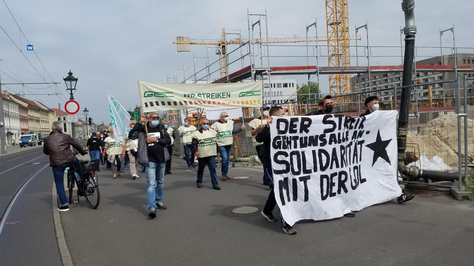 Redebeitrag „Stadt für alle“ auf der GDL-Solidemo am 5.9.2021